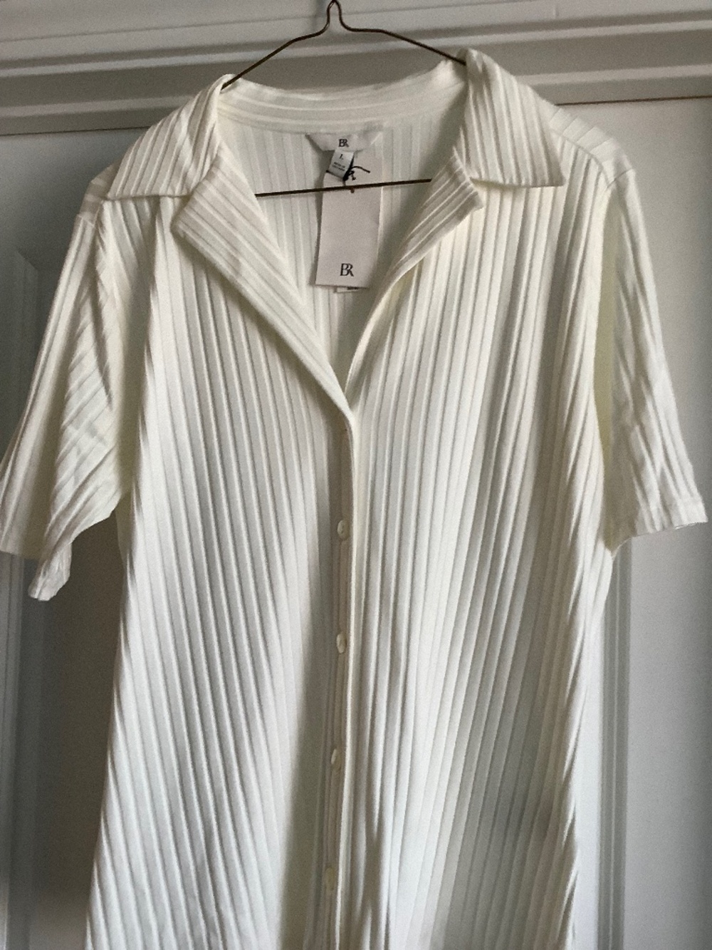 Banana Republic Short Sleeve Ribbed Top NWT
